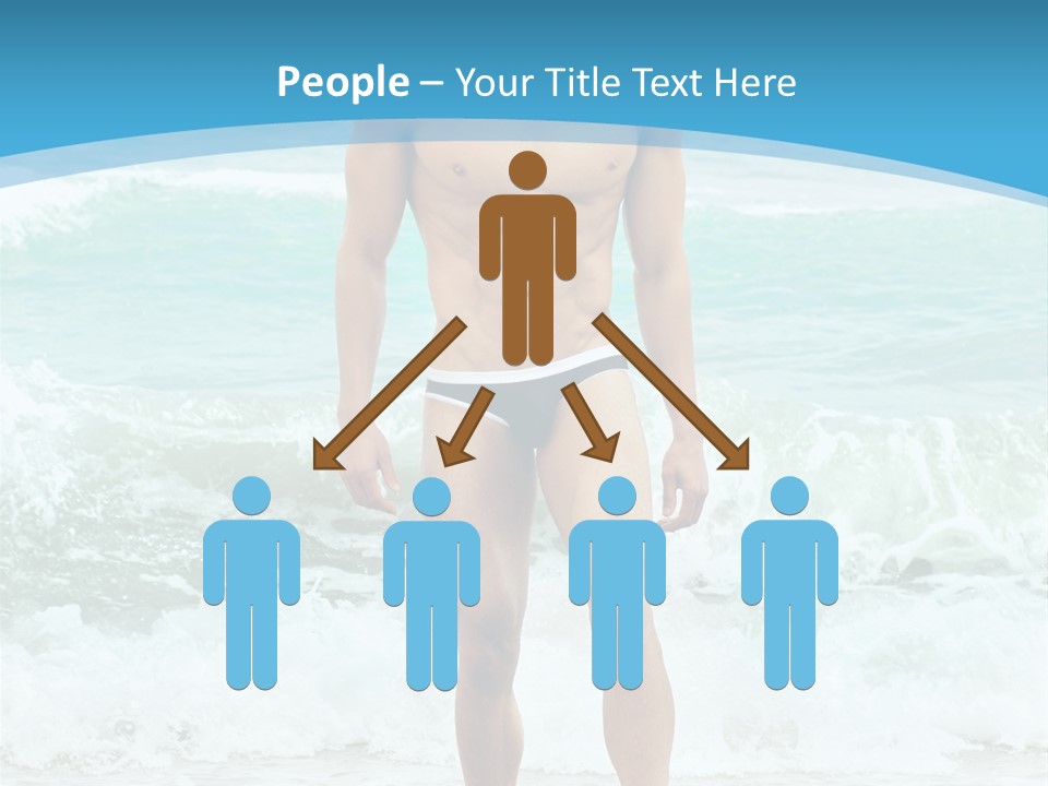 Torso Sexy Beautiful PowerPoint Template