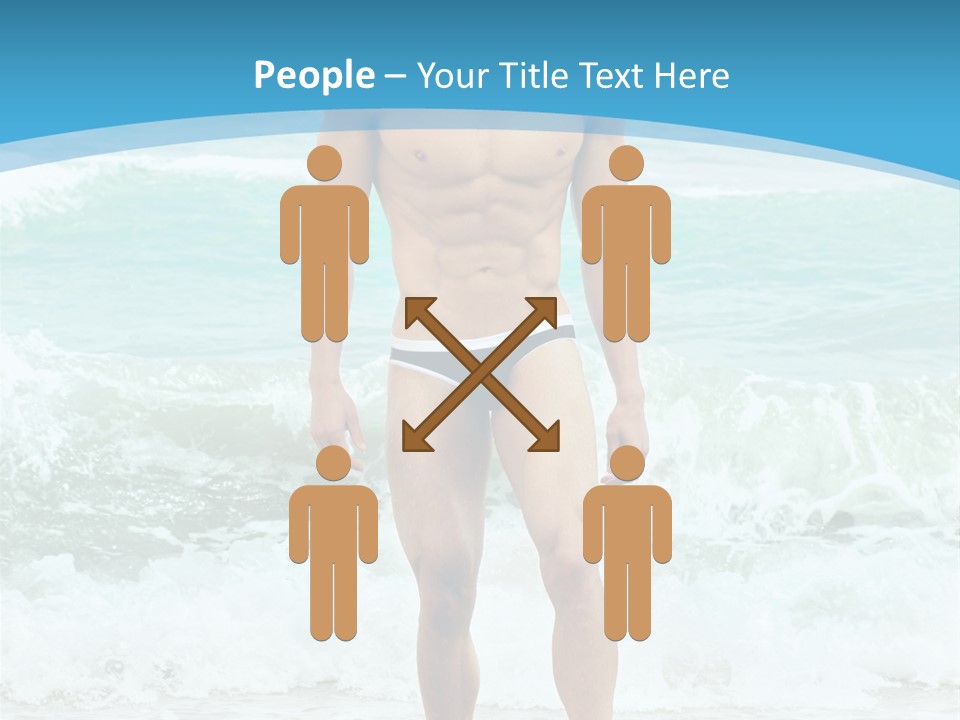 Torso Sexy Beautiful PowerPoint Template