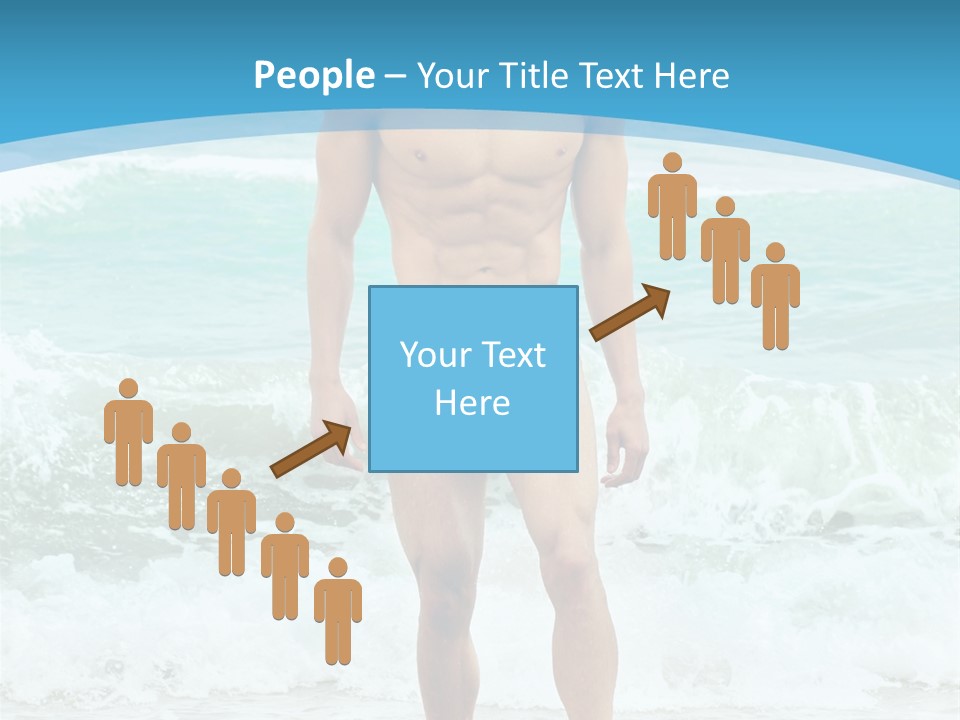 Torso Sexy Beautiful PowerPoint Template