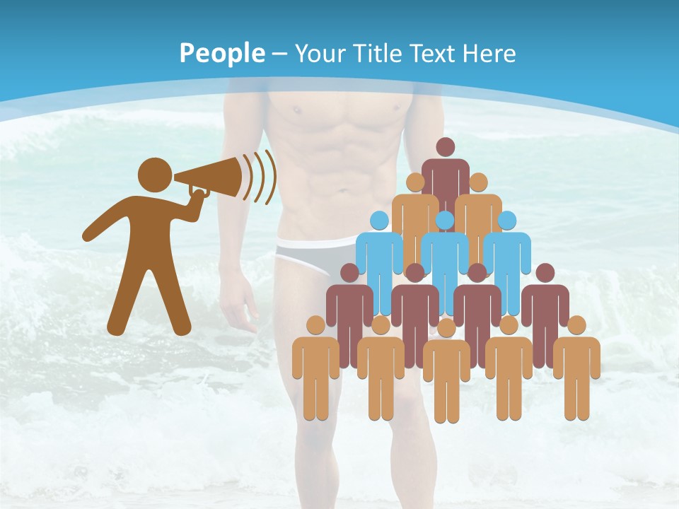 Torso Sexy Beautiful PowerPoint Template