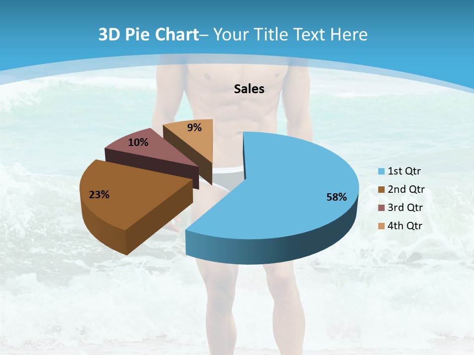 Torso Sexy Beautiful PowerPoint Template