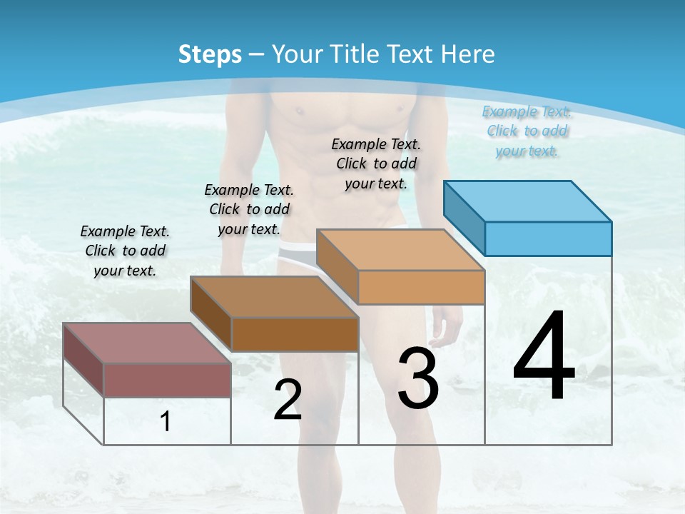 Torso Sexy Beautiful PowerPoint Template