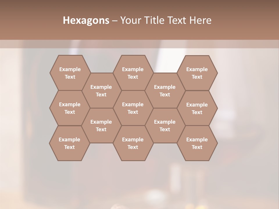 Glass Cognac Smoke PowerPoint Template