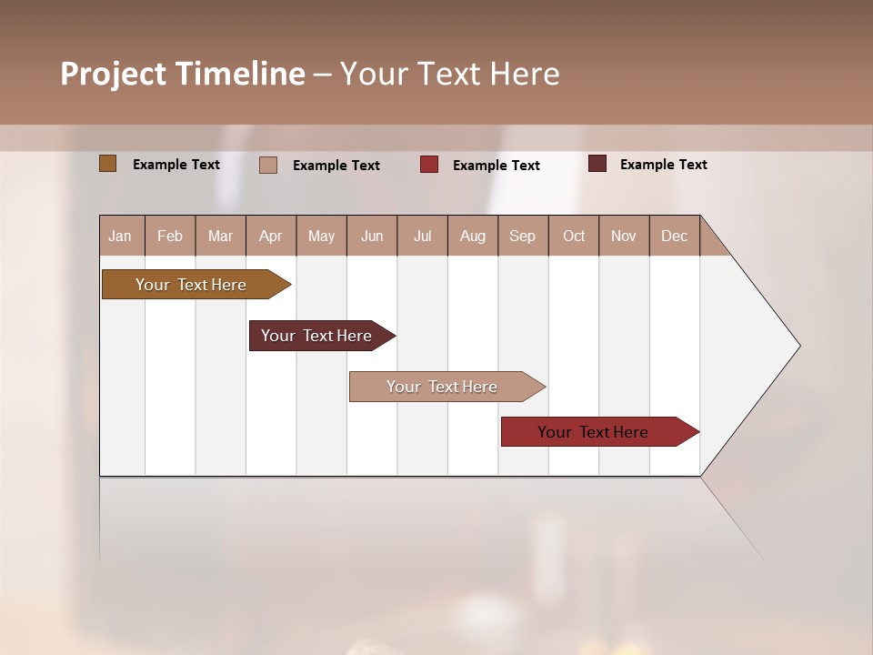 Glass Cognac Smoke PowerPoint Template