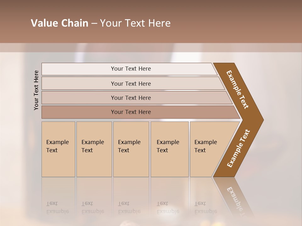 Glass Cognac Smoke PowerPoint Template