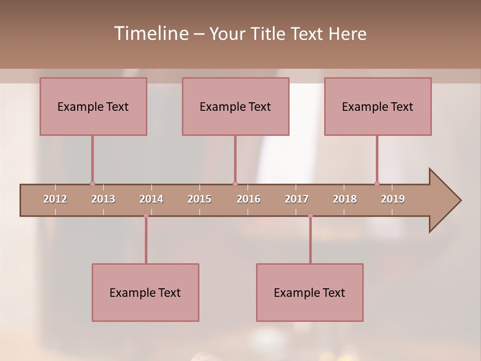 Glass Cognac Smoke PowerPoint Template
