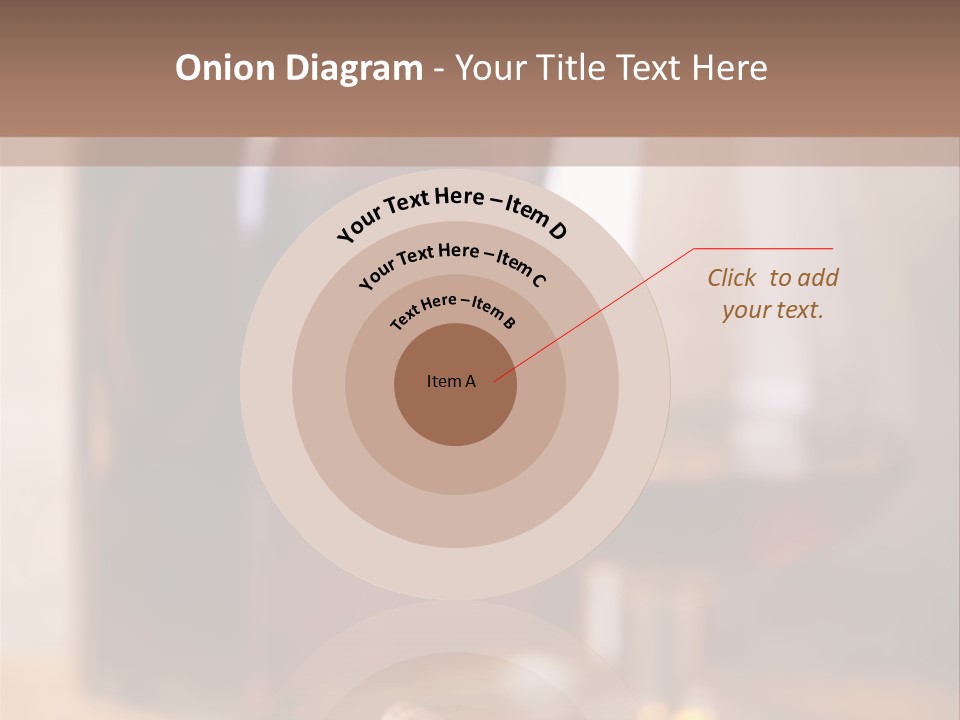 Glass Cognac Smoke PowerPoint Template