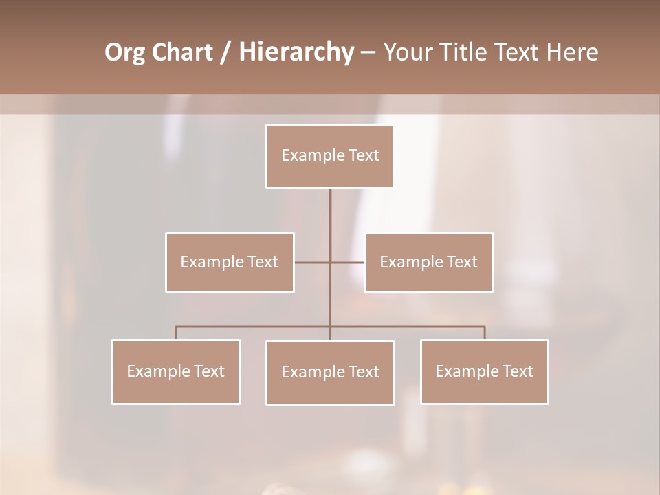 Glass Cognac Smoke PowerPoint Template