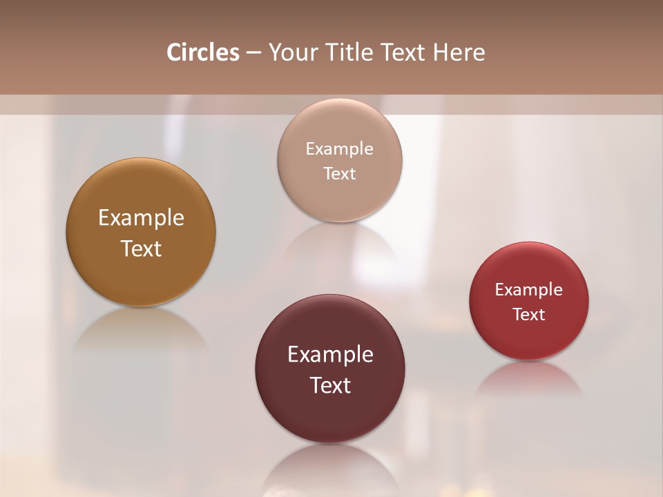 Glass Cognac Smoke PowerPoint Template