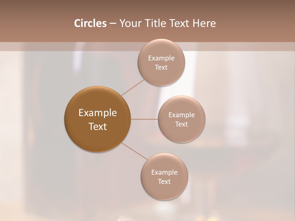 Glass Cognac Smoke PowerPoint Template