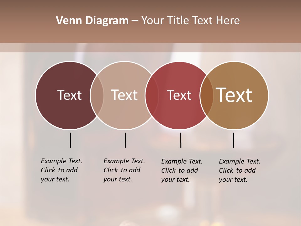 Glass Cognac Smoke PowerPoint Template
