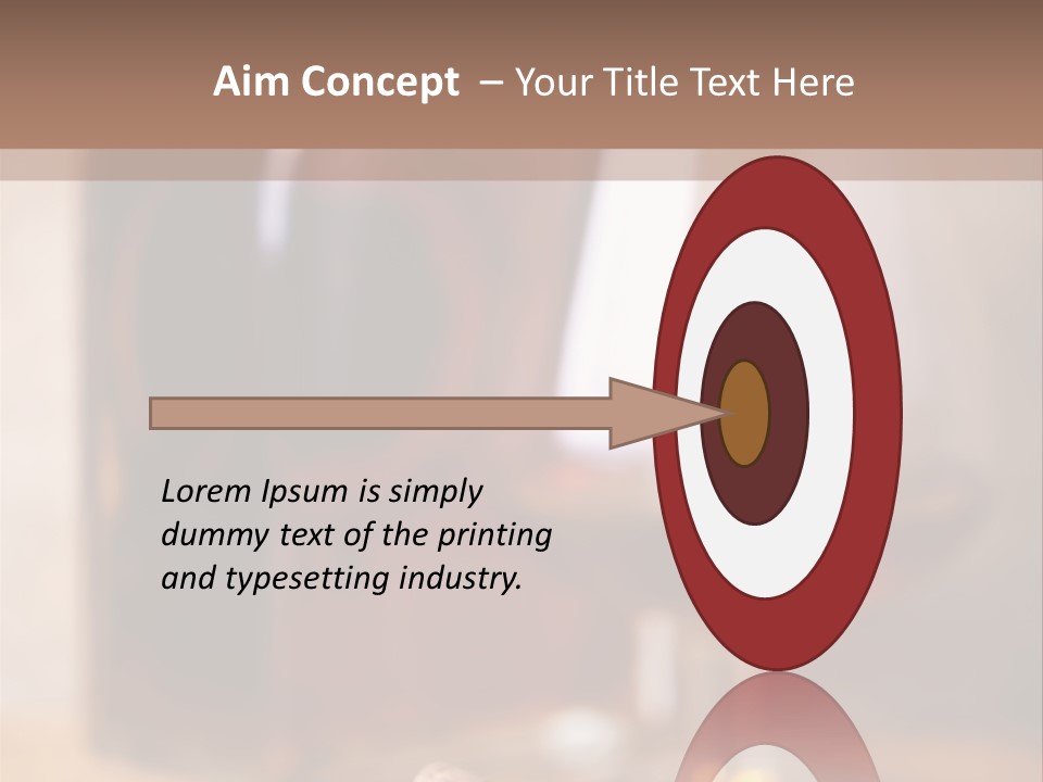 Glass Cognac Smoke PowerPoint Template