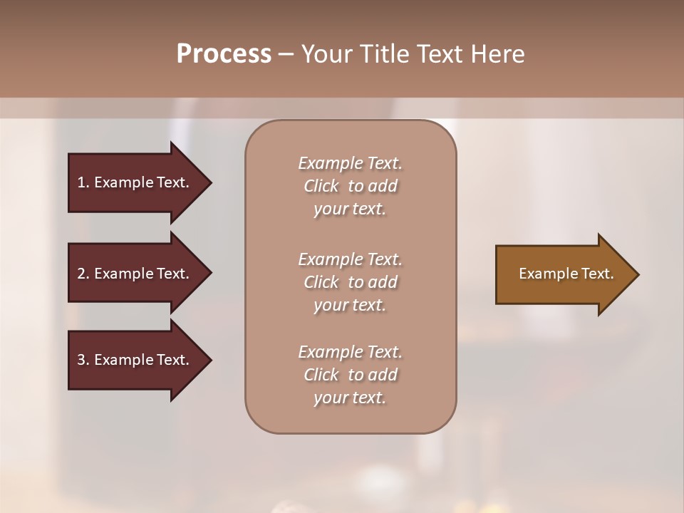 Glass Cognac Smoke PowerPoint Template