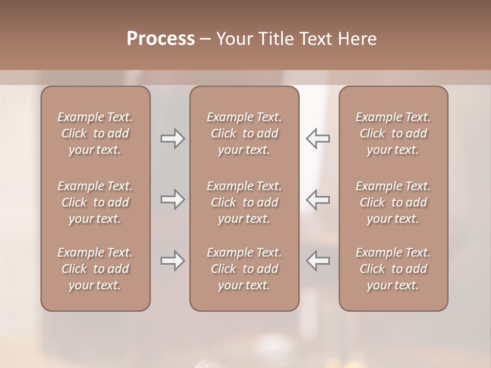 Glass Cognac Smoke PowerPoint Template