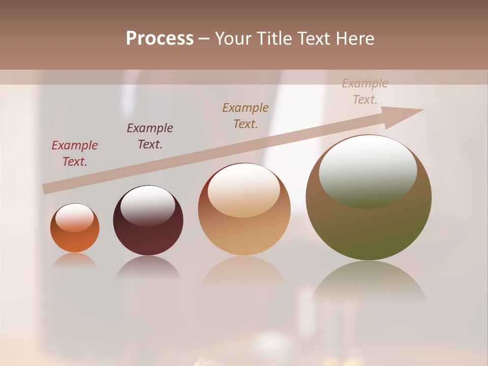 Glass Cognac Smoke PowerPoint Template