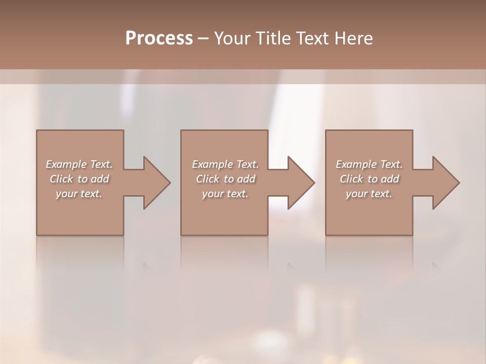 Glass Cognac Smoke PowerPoint Template