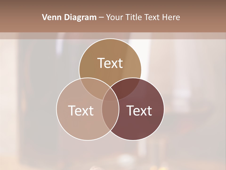 Glass Cognac Smoke PowerPoint Template