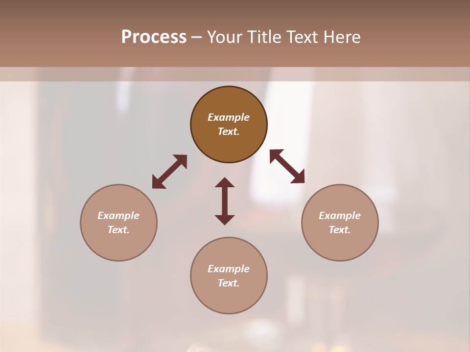 Glass Cognac Smoke PowerPoint Template
