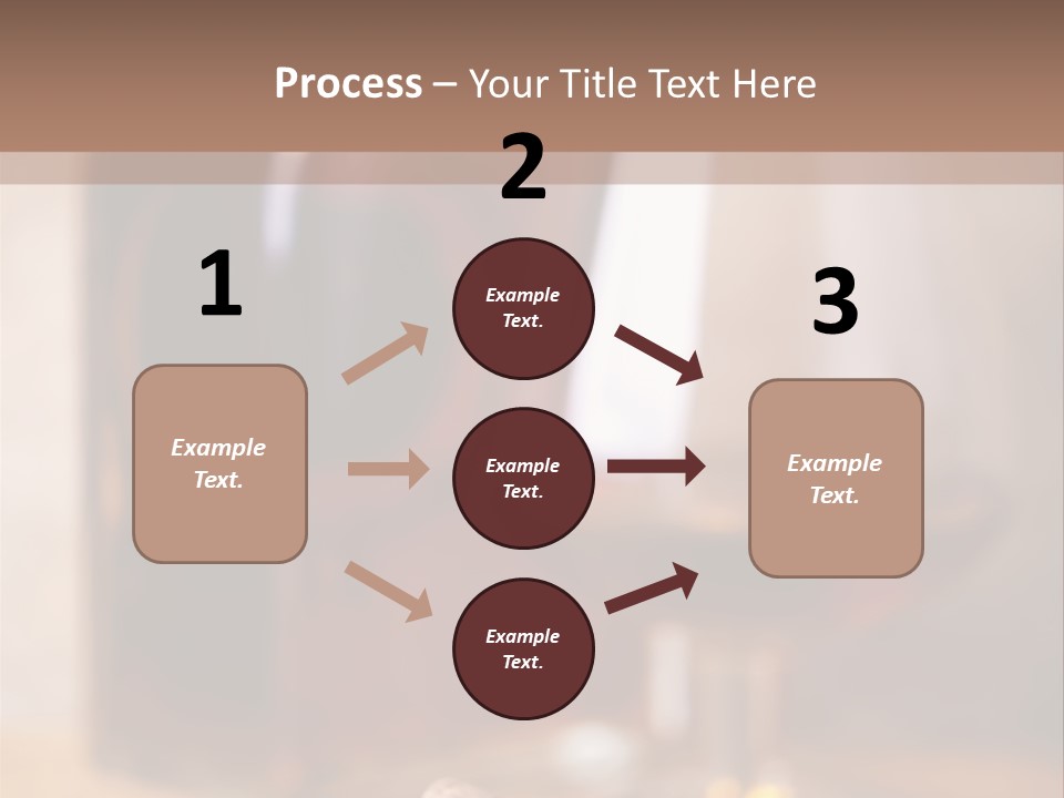 Glass Cognac Smoke PowerPoint Template