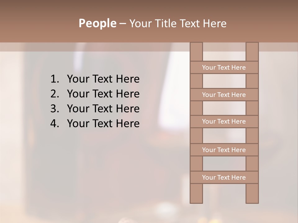 Glass Cognac Smoke PowerPoint Template