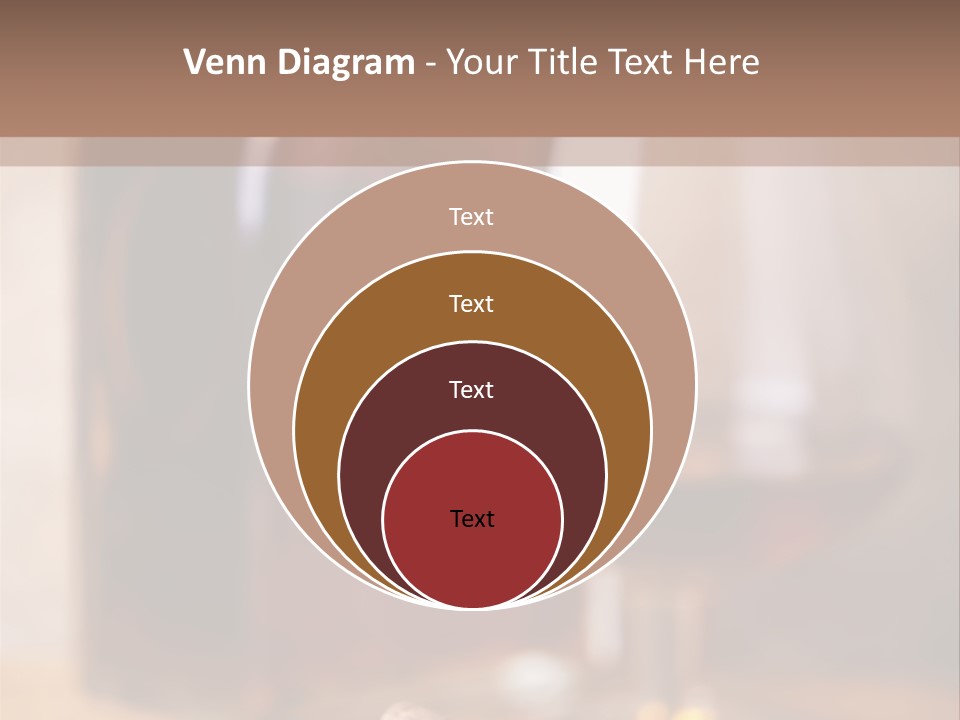 Glass Cognac Smoke PowerPoint Template