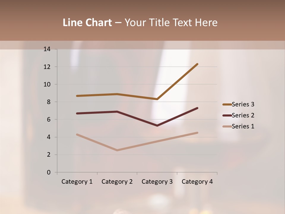 Glass Cognac Smoke PowerPoint Template