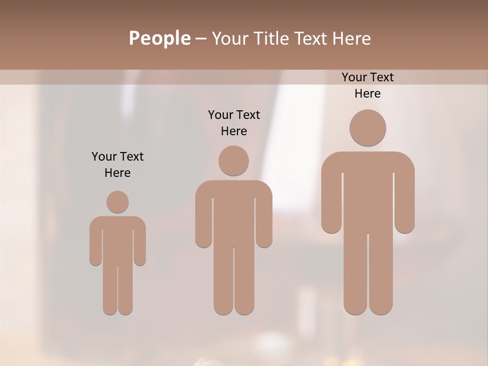 Glass Cognac Smoke PowerPoint Template