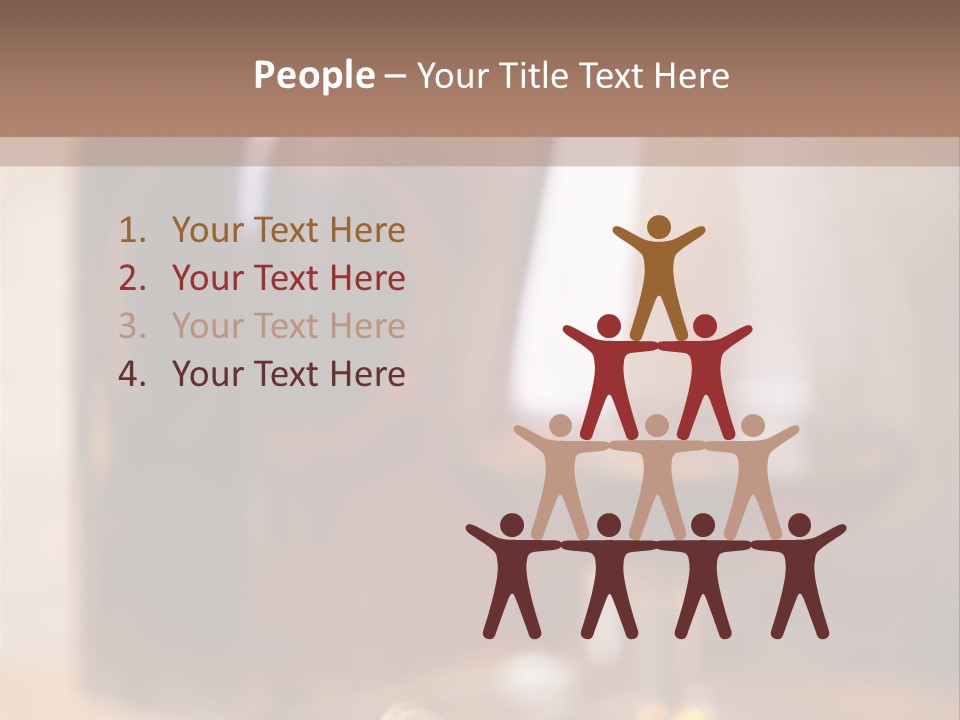 Glass Cognac Smoke PowerPoint Template