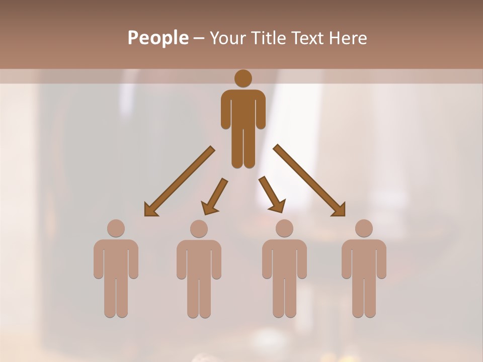 Glass Cognac Smoke PowerPoint Template