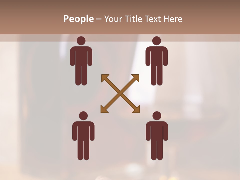 Glass Cognac Smoke PowerPoint Template