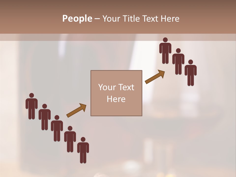 Glass Cognac Smoke PowerPoint Template