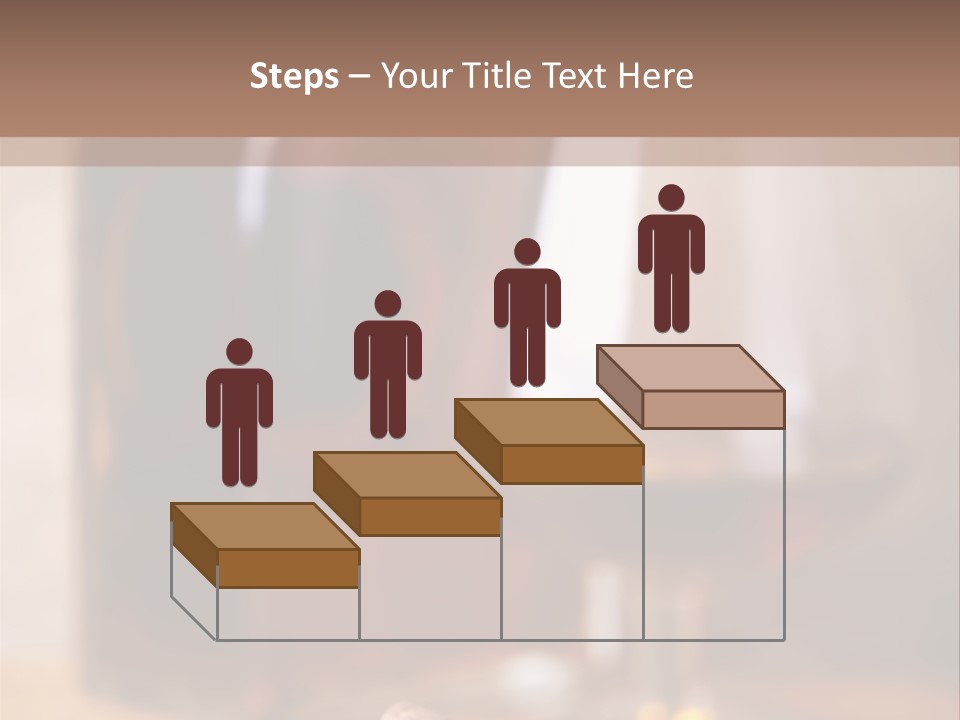 Glass Cognac Smoke PowerPoint Template