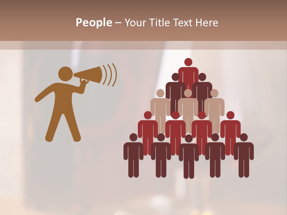 Glass Cognac Smoke PowerPoint Template