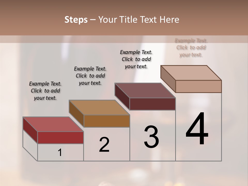 Glass Cognac Smoke PowerPoint Template