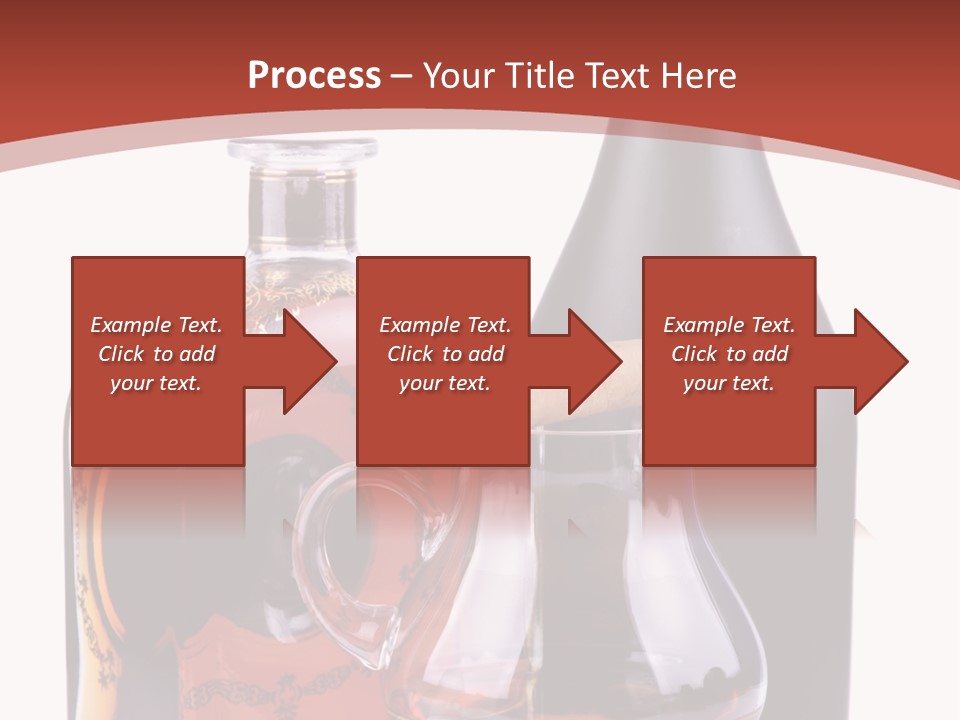 Smoking Cognac Liquor PowerPoint Template