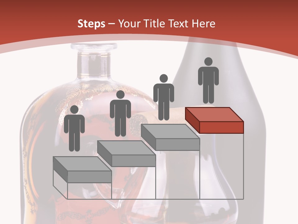 Smoking Cognac Liquor PowerPoint Template