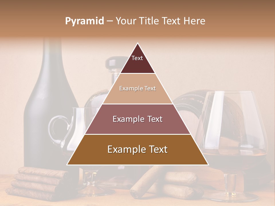 Cognac Smoking Booze PowerPoint Template