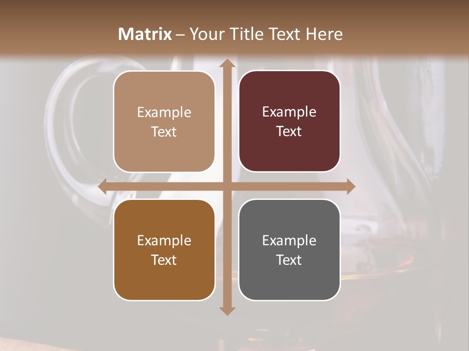 Liquor Close Up Cognac PowerPoint Template