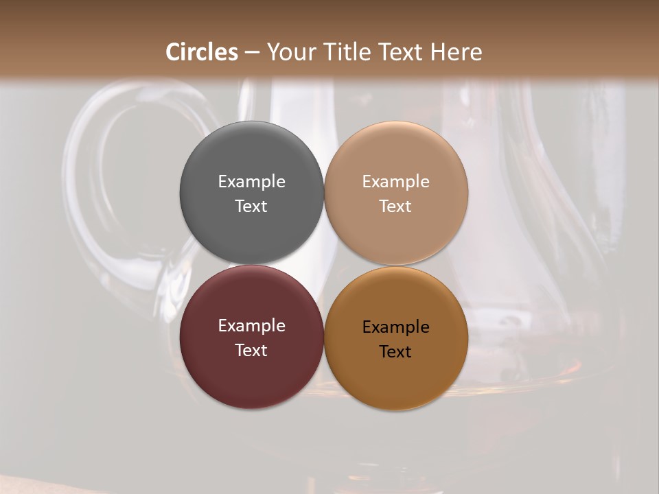 Liquor Close Up Cognac PowerPoint Template