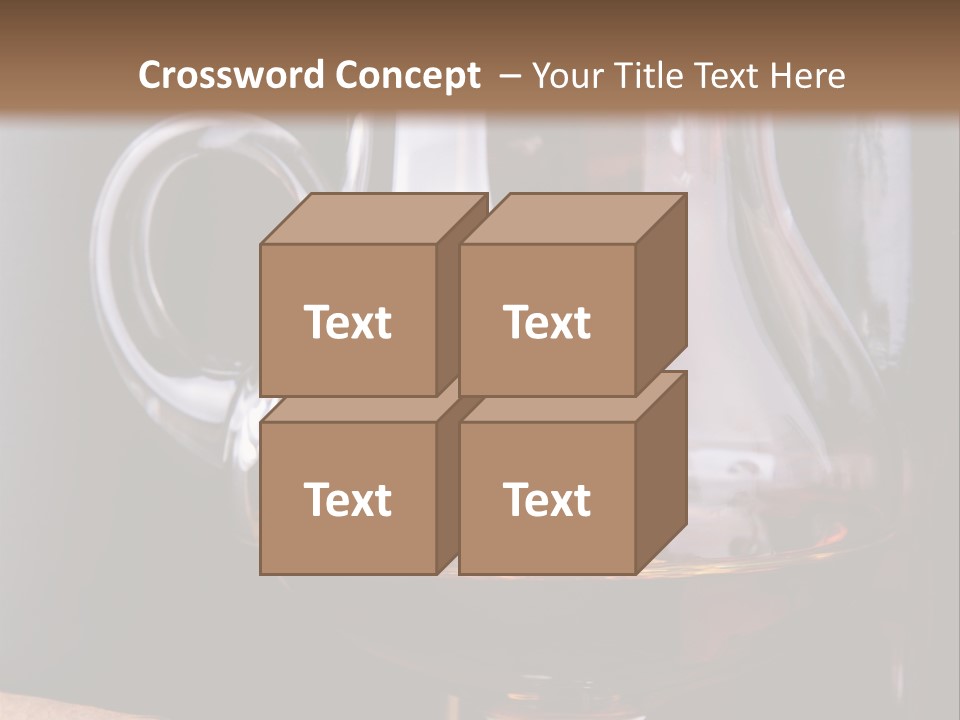 Liquor Close Up Cognac PowerPoint Template
