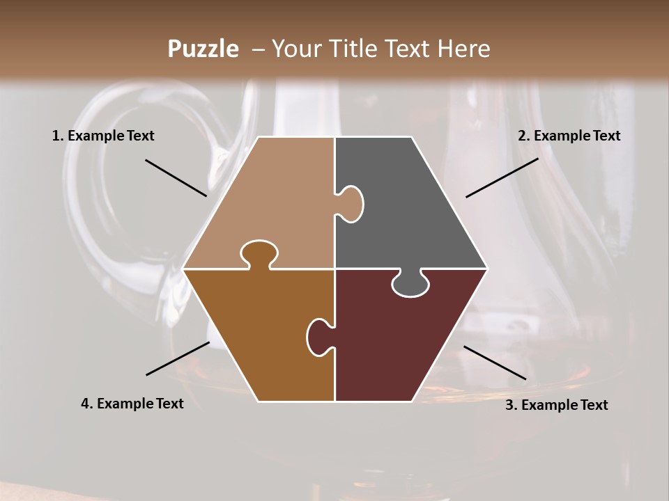 Liquor Close Up Cognac PowerPoint Template