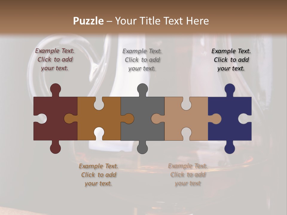 Liquor Close Up Cognac PowerPoint Template