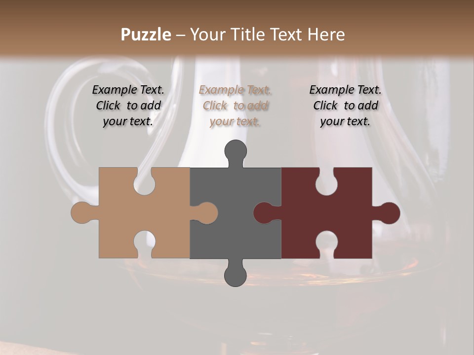 Liquor Close Up Cognac PowerPoint Template
