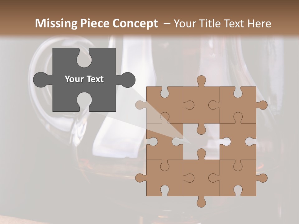 Liquor Close Up Cognac PowerPoint Template