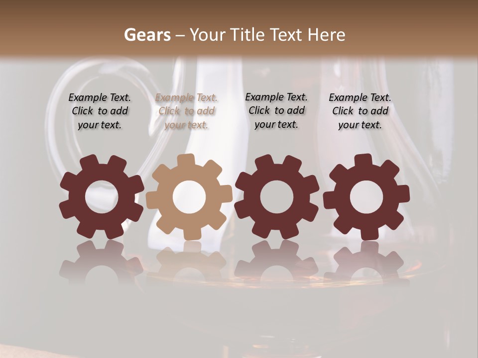 Liquor Close Up Cognac PowerPoint Template