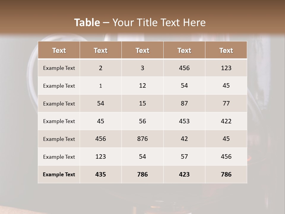 Liquor Close Up Cognac PowerPoint Template