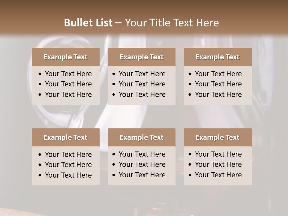 Liquor Close Up Cognac PowerPoint Template