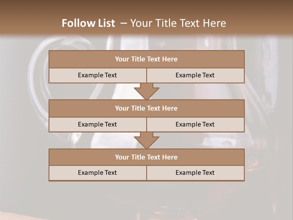 Liquor Close Up Cognac PowerPoint Template