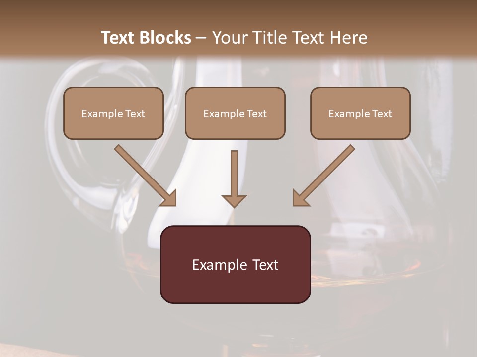 Liquor Close Up Cognac PowerPoint Template