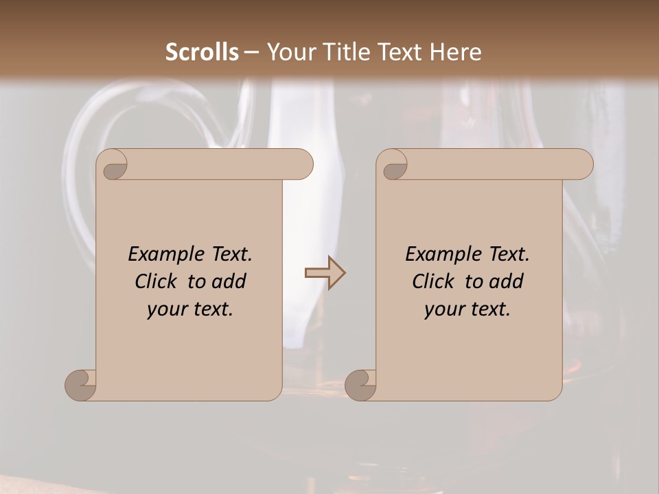 Liquor Close Up Cognac PowerPoint Template